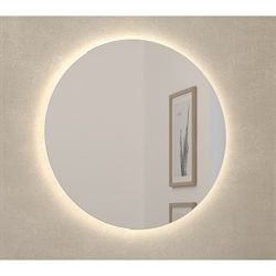 Dansani rundt spejl model Corona med integreret lys Ø 60 cm